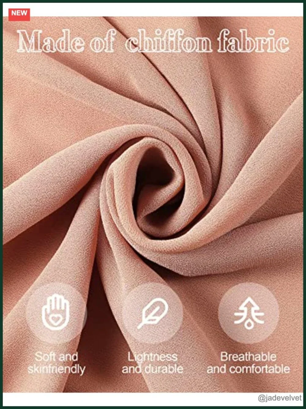 20 Pack Solid Chiffon Hijab Scarves, Lightweight Long Shawl Wrap for Women